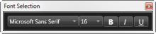 Editar la fuente en los elementos del plano en XProtect Smart Client.