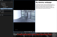 Add webpages to views in XProtect Smart Client to display web context next to video feeds.