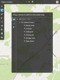 Add a device to your smart map.