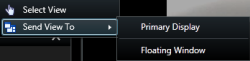 Send views between displays in XProtect Smart Client.