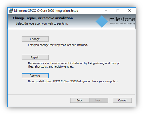 Installing Milestone-OnGuard add-on