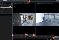 XProtect Smart Client - investigate recordings on the Playback tab.