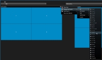 Change the view layout of a Smart Wall monitor.