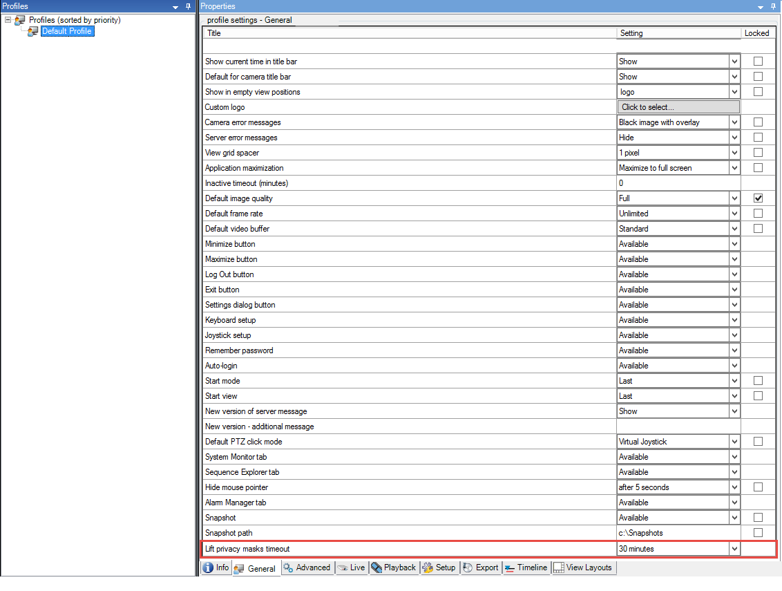 Overview of the General tab in the Properties pane.