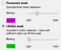 Selected Liftable mask with light blurring.