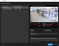 Skapa flera bokmärken i XProtect Smart Client.