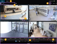 Uppspelningsläge i XProtect Smart Client – Player.