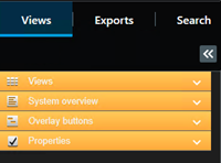 Access camera properties and overlay button properties in XProtect Smart Client.