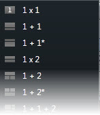 View layouts in XProtect Smart Client.