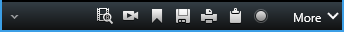 Camera toolbar in XProtect Smart Client.