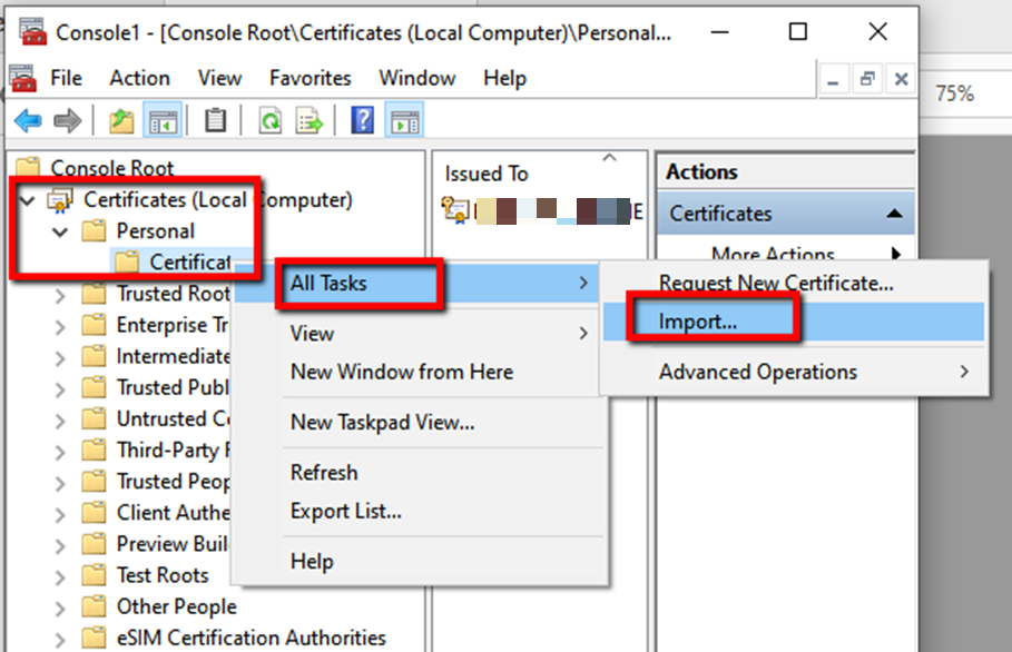 SAML import certificate.png