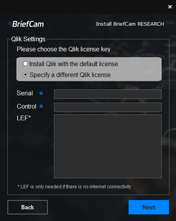 Install Research Qlik license.png