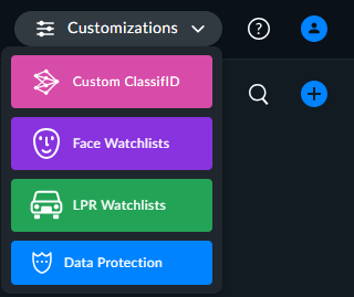 Customizations menu with 4 tabs.png