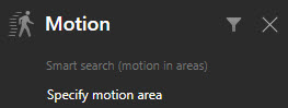 Search for motion in selected areas in XProtect Smart Client - part one.