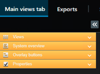 Access camera properties and overlay button properties in XProtect Smart Client.