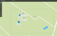 Select multipe cameras on your smart map.