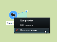 Remove camera from your smart map.