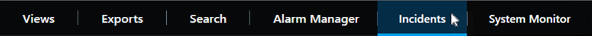 Разделът за инциденти в XProtect Smart Client