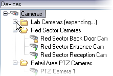 W XProtect Management Clientgrupa urządzeń może zawierać tylko urządzenia tego samego typu.