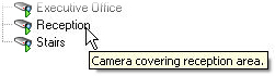 当鼠标指针悬停在“概览”窗格中的硬件名称上时,将显示硬件说明。