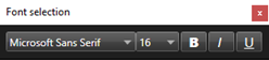 Редактиране на шрифта в картовите елементи в XProtect Smart Client…