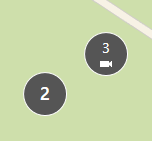 Dos grupos, uno de los cuales contiene un icono de cámara.
