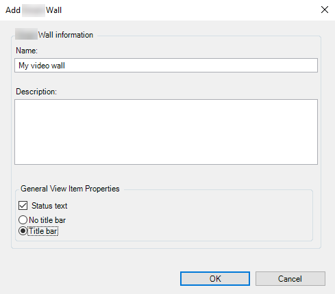 Erstellen Sie Smart Wall Definition in XProtect Management Client.